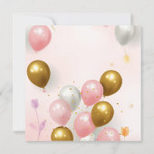 Carte d'invitation pour les 80 ans (Dos)