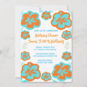 Carte d'invitation pour les 80 ans de Mère (Devant)