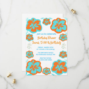 Carte d'invitation pour les 80 ans de Mère