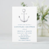 Carte d'invitation pour les douches des couples de (Debout devant)