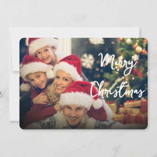 Carte d'invitation pour les fêtes de Noël (Devant)
