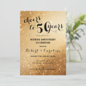 Carte d'invitation pour les Noces d'Or (Debout devant)