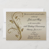 Carte d'invitation pour les noces d'or (Dos)