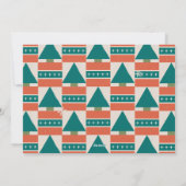 Carte d'invitation pour les vacances de Noël (Dos)