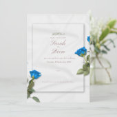 carte d'invitation pour l'événement walima (Debout devant)