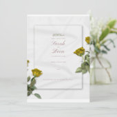 Carte d'invitation pour mariage (Debout devant)