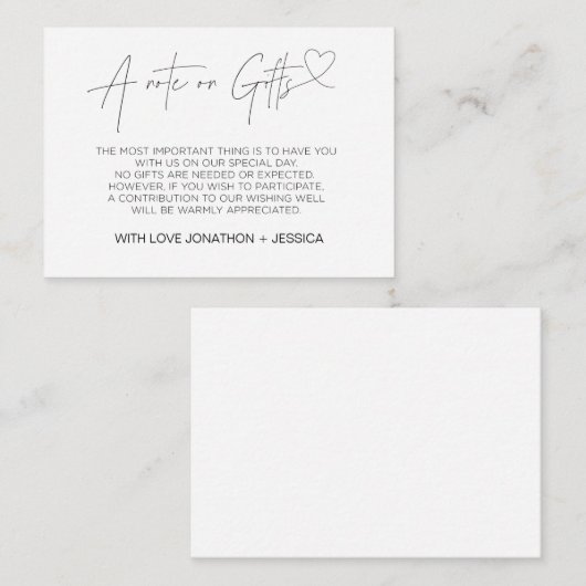 Carte d'invitation pour mariage Fiançailles (Devant / Derrière)