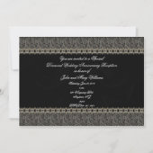 Carte d'invitation pour noces de diamant (Dos)