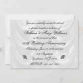 Carte d'invitation pour noces de diamant (Dos)