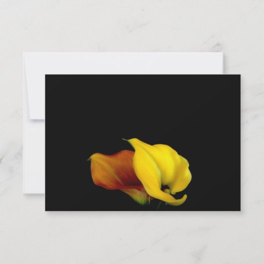 Carte d'invitation pour réception de mariage (Dos)