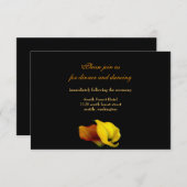 Carte d'invitation pour réception de mariage (Devant / Derrière)