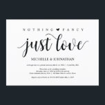 Carte d'invitation pour réception de mariage en fu<br><div class="desc">Cette carte d'invitation sur le thème rustique est parfaite pour votre réception de mariage / fête de célébration. Ajoutez vos détails dans une police / lettrage noir assorti.

#TeeshaDerrick</div>