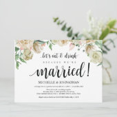 Carte d'invitation pour réception de mariage print (Debout devant)