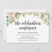 Carte d'invitation pour réception de mariage print (Devant)