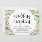 Carte d'invitation pour réception de mariage print (Devant)