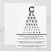 Carte d'invitation pour réception de mariage uniqu (Devant / Derrière)