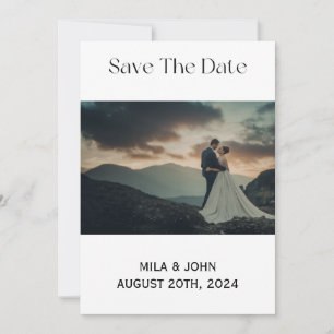 CARTE D'INVITATION POUR RÉSERVER LA DATE