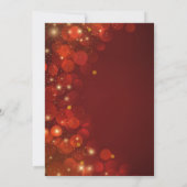 Carte d'invitation pour soirée de Noël (Dos)