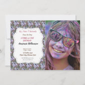CARTE D'INVITATION POUR SON 1ER ANNIVERSAIRE (Devant)