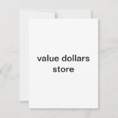 Carte d'invitation pour toutes les occasions (Dos)