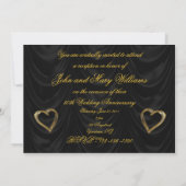 Carte d'invitation pour un 50e anniversaire de mar (Dos)