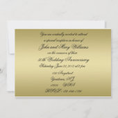 Carte d'invitation pour un 50e anniversaire de mar (Dos)