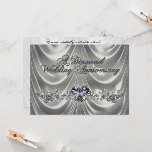 Carte d'invitation pour un anniversaire de mariage