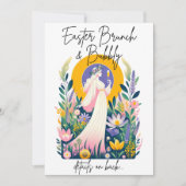 Carte d'invitation pour un brunch et du champagne  (Devant)