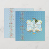 Carte d'invitation pour un mariage indien II (Devant / Derrière)