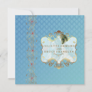 Carte d'invitation pour un mariage indien II