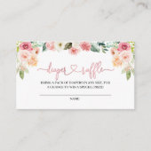 Carte d'invitation pour un tirage au sort de couch (Devant)