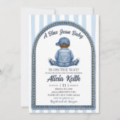 Carte d'invitation pour une baby shower pour un ga (Devant)
