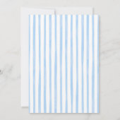 Carte d'invitation pour une baby shower pour un ga (Dos)