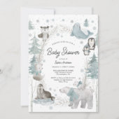 Carte d'invitation pour une baby shower sur le thè (Devant)