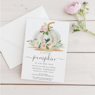 Carte d'invitation pour une baby shower : une peti