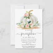 Carte d'invitation pour une baby shower : une peti (Devant)