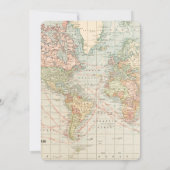 Carte d'invitation pour une fête d'adieu sur le th (Dos)