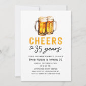 Carte d'invitation pour une fête d'anniversaire ad (Devant)