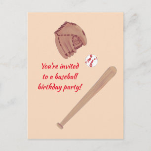 Carte d'invitation pour une fête d'anniversaire av