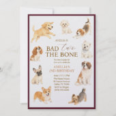 Carte d'invitation pour une fête d'anniversaire Ba (Devant)