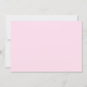 Carte d'invitation pour une fête d'anniversaire de (Dos)