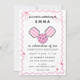 Carte d'invitation pour une fête d'anniversaire de