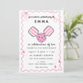 Carte d'invitation pour une fête d'anniversaire de (Debout devant)