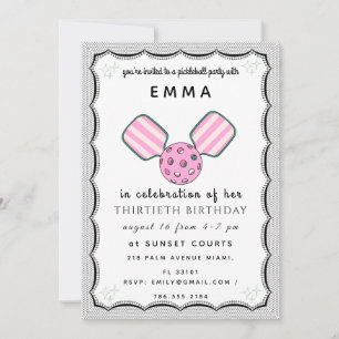 Carte d'invitation pour une fête d'anniversaire de