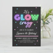 Carte d'invitation pour une fête d'anniversaire Le (Debout devant)