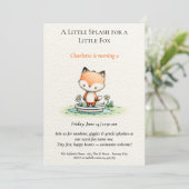 Carte d'invitation pour une fête d'anniversaire Li (Debout devant)