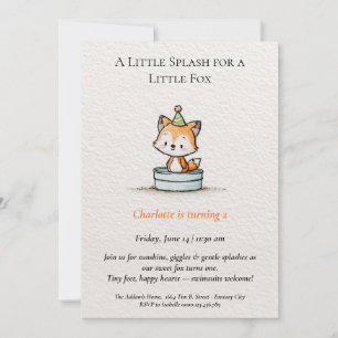 Carte d'invitation pour une fête d'anniversaire Li