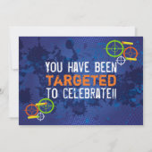 Carte d'invitation pour une fête d'anniversaire Ph (Dos)