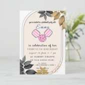 Carte d'invitation pour une fête d'anniversaire Pi (Debout devant)
