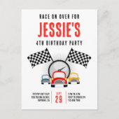 Carte d'invitation pour une fête d'anniversaire su (Devant)